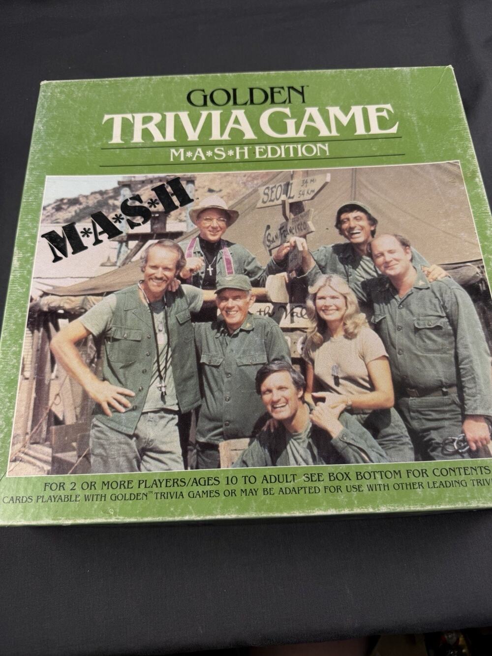 Vintage MASH Golden Trivia Game Original 1984 Edition